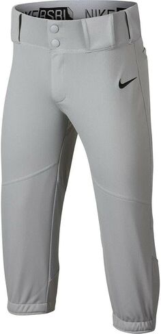 Nike Mens Vapor Pro Knicker High Baseball Pants, Gray/Black, XL in Saudi Arabia