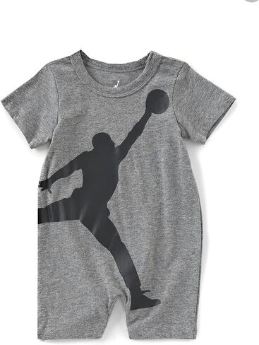 Nike Air Jordan Baby Boys Romper - Carbon Heather (3 Months) in Saudi Arabia