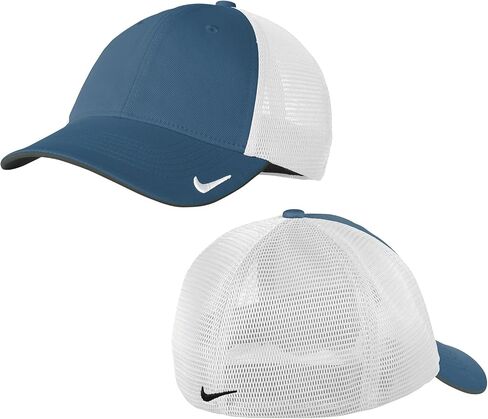 Nike Dri-FIT Mesh Back Cap NKAO9293 - Navy/White - S/M, Small-Medium in Saudi Arabia