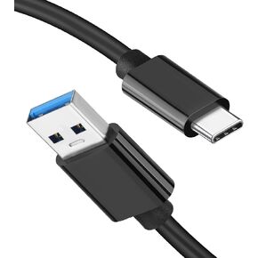 كابل USB A إلى USB C 3.1/3.2 Gen 2 لنقل البيانات بسرعة 10 جيجابت في الثانية، كابل USB C SSD قصير مع شحن سريع 60 وات QC 3.0، كابل احتياطي لهاتف Samsung T7، SanDisk Extreme Portable SSD، Crucial X8، WD، والمزيد - 0.5 قدم in Kuwait