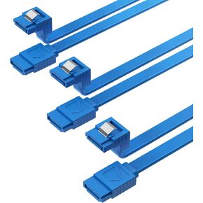 SABRENT SATA III 6Gbps Right-Angle Data Cable, 3-Pack 20in (CB-SRK3) in Saudi Arabia
