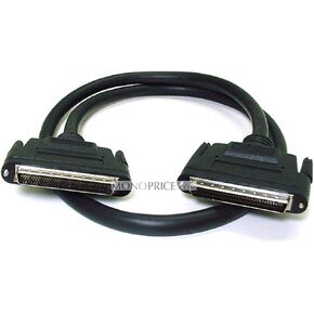 Monoprice SCSI Cable - 6 Feet - HPDB68 Low Voltage Differential Male/Male with Screw in Saudi Arabia