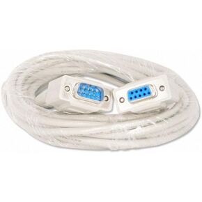 YCS basics 50 Foot DB9 9 Pin Serial / RS232 Male/Female Extension Cable in Saudi Arabia