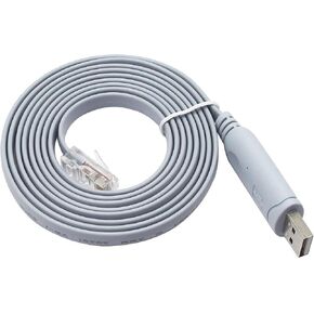 Cisco Console Cable 9-pin DB9 Female Serial RS232 Port to RJ45 Male Cat5 Ethernet LAN Rollover Console Cable Switch Cable Cisco(DB9P to RJ45 1.8M) in Saudi Arabia