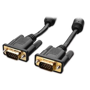 كابل مسائل VGA إلى كابل VGA بطول 10 أقدام مع Ferrites (سلك VGA، كابل شاشة VGA، كابل شاشة الكمبيوتر، VGA ذكر إلى ذكر)