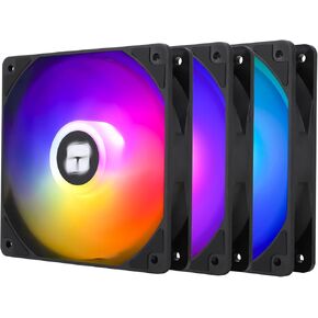 ثيرمال رايت مروحة تبريد وحدة المعالجة المركزية TL-C12C-S X3 120 ملم ARGB، مروحة كمبيوتر صامتة 4 دبابيس PWM مع محمل S-FDB متضمن، مروحة تبريد تصل الى 1500 دورة في الدقيقة (3 كميات) in Saudi Arabia