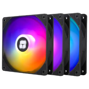 Thermalright TL-C12C-S X3 CPU Fan 120mm ARGB Case Cooler Fan, 4pin PWM Silent Computer Fan wth S-FDB Bearing Included, up to 1550RPM Cooling Fan（3 Quantities） in Saudi Arabia
