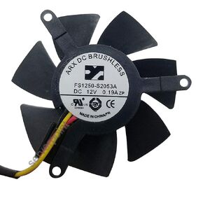 CCBBAA لجيجابايت GTX 1050 Ti FS1250-S2053A 12V 0.19A مروحة بطاقة الرسومات مع مروحة تبريد قطرها 4.5 سم in Kuwait