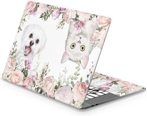 Vinyl Skin Compatible with MacBook Air 13 M2 M1 2023 2022 Pro 16 inch 15 14 2021 2020 2019 Animal Laptop Cute Decal Whale Cover Lighthouse Nautical Keyboard Sticker Watercolor Print Blue in Kuwait