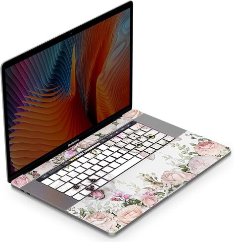 Vinyl Skin Compatible with MacBook Air 13 M2 M1 2023 2022 Pro 16 inch 15 14 2021 2020 2019 Animal Laptop Cute Decal Whale Cover Lighthouse Nautical Keyboard Sticker Watercolor Print Blue in Kuwait