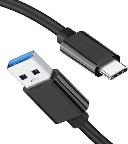 كابل USB A إلى USB C 3.1/3.2 Gen 2 لنقل البيانات بسرعة 10 جيجابت في الثانية، كابل USB C SSD قصير مع شحن سريع 60 وات QC 3.0، كابل احتياطي لهاتف Samsung T7، SanDisk Extreme Portable SSD، Crucial X8، WD، والمزيد - 0.5 قدم in Kuwait