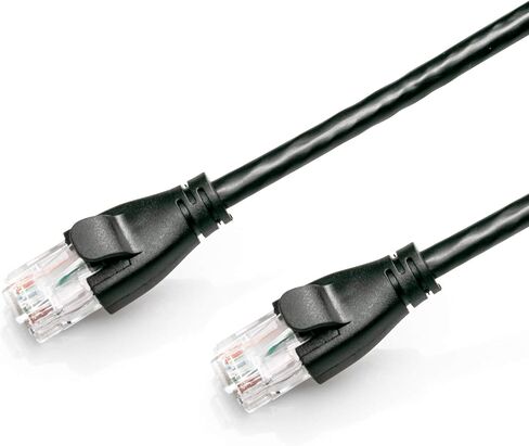 Amazon Basics RJ45 Cat 6 Ethernet Patch Cable, 1Gpbs Transfer Speed, Gold-Plated Connectors, 10 Foot in Kuwait