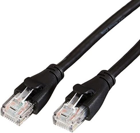 Amazon Basics RJ45 Cat 6 Ethernet Patch Cable, 1Gpbs Transfer Speed, Gold-Plated Connectors, 10 Foot in Kuwait