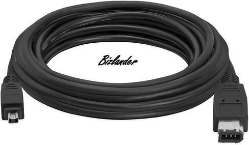 Bizlander Firewire DV Cable 4 Pin to 6 Pin for Canon GL1 and GL2 Mini DV Camcorder and Canon ZR Series Camcorders in Kuwait