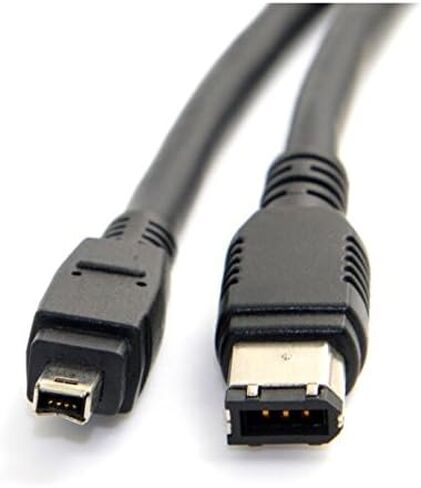 Bizlander Firewire DV Cable 4 Pin to 6 Pin for Canon GL1 and GL2 Mini DV Camcorder and Canon ZR Series Camcorders in Kuwait