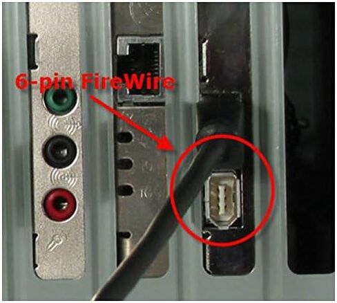 Bizlander Firewire DV Cable 4 Pin to 6 Pin for Canon GL1 and GL2 Mini DV Camcorder and Canon ZR Series Camcorders in Kuwait