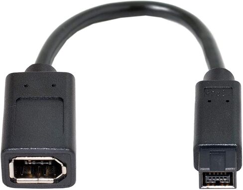 كابل 6Pin IEEE 1394 أنثى إلى 1394b 9Pin ذكر Firewire 400 إلى 800 كابل 20 سم in Kuwait