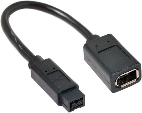 كابل 6Pin IEEE 1394 أنثى إلى 1394b 9Pin ذكر Firewire 400 إلى 800 كابل 20 سم in Kuwait