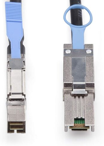 10Gtek SFF-8644 to SFF-8088 SAS Cable, 6Gbps External Mini SAS HD to SAS 2.0 (26-Pin) for RAID/Server/Data Center‌, 100-Ohm, 1m/3.3ft in Kuwait