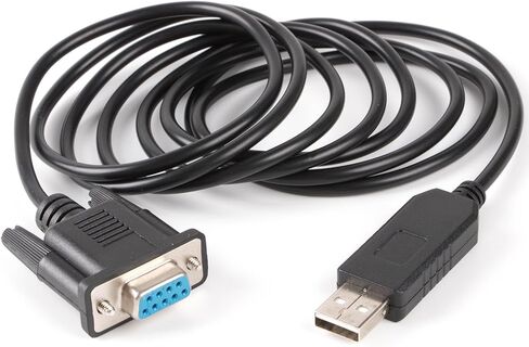 PL2303TA USB RS232 إلى DB9 كابل مودم سلكي متقاطع (منفذ مودم فارغ: 2-TXD، 3-RXD 5-GND، 7-CTS. 8-RT) in Kuwait