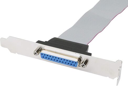 SinLoon DB25 to IDC 26 Pin Cable,Motherboard Slot Plate Parallel Panel DB-25 Female to 26 Pin IDC Socket Flat Cable in Saudi Arabia
