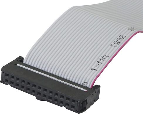 SinLoon DB25 to IDC 26 Pin Cable,Motherboard Slot Plate Parallel Panel DB-25 Female to 26 Pin IDC Socket Flat Cable in Saudi Arabia
