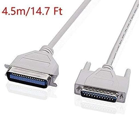 Yohii 4. 5m/ 14.7 أقدام DB25 ذكر إلى Centronics كبل طابعة Parallel LPT طابعات Parallel IEEE-1284 in Saudi Arabia