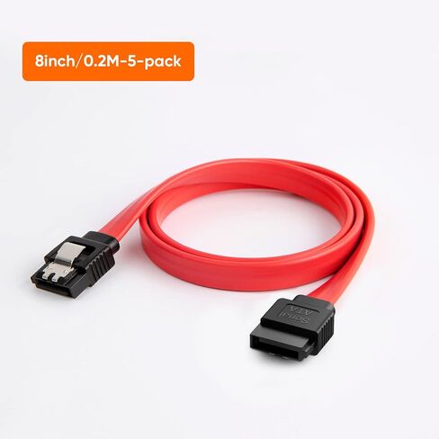 CableCreation SATA III Cable, 5-Pack 18-inch 6.0Gbps 7pin Data Cable in Saudi Arabia