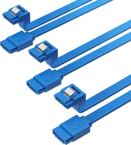 SABRENT SATA III 6Gbps Right-Angle Data Cable, 3-Pack 20in (CB-SRK3) in Kuwait