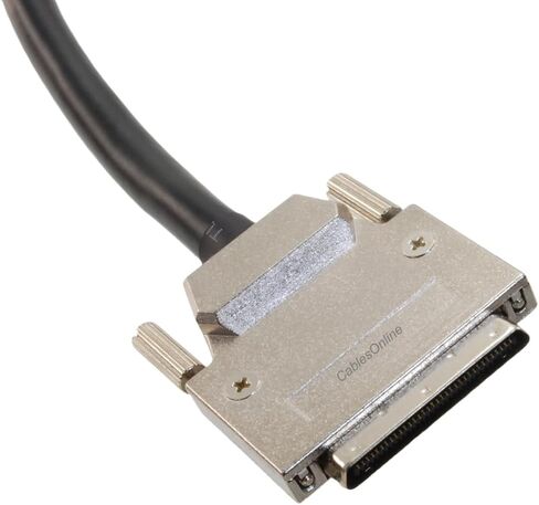 كابلات على الانترنت 3ft VHDCI 68-Pin 0.8mm Male to HPDB50 50-Pin Male SCSI-5 to SCSI-2 Cable، SC-5203 in Kuwait