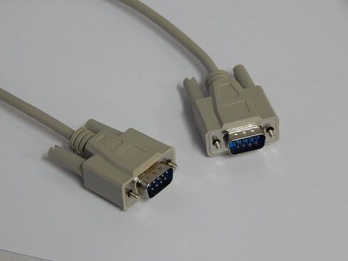 6 Foot DB9 9 Pin Serial Port Cable Male/Male RS232 in Saudi Arabia