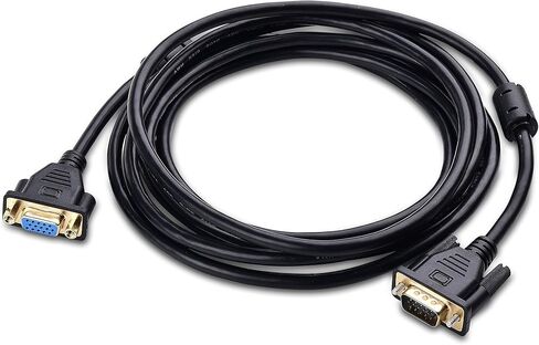 كابل ماترز كابل تمديد VGA، HD15 VGA ذكر إلى أنثى، 6 أقدام in Kuwait
