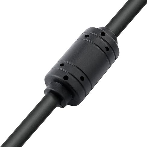 DTech 3 Feet SVGA VGA Computer Monitor Cable Male to Male Supports 1080p High Resolution (1 Meter, Black) in Saudi Arabia