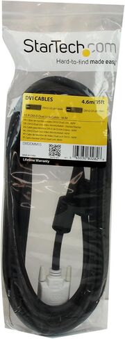 StarTech.com كابل فيديو DVI بطول 6 أقدام M/M DVI-D لشاشة الكمبيوتر / عرض DVI إلى سلك DVI (DVIDDMM6) in Kuwait