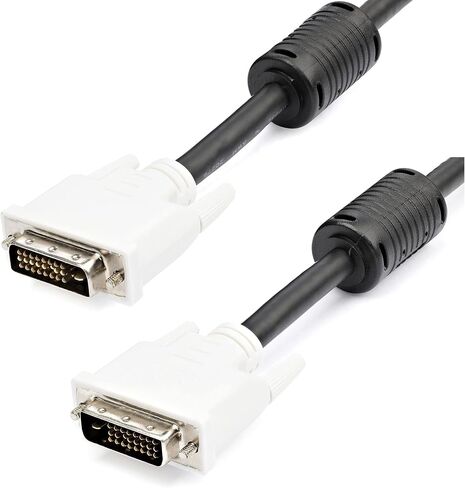 StarTech.com كابل فيديو DVI بطول 6 أقدام M/M DVI-D لشاشة الكمبيوتر / عرض DVI إلى سلك DVI (DVIDDMM6) in Kuwait
