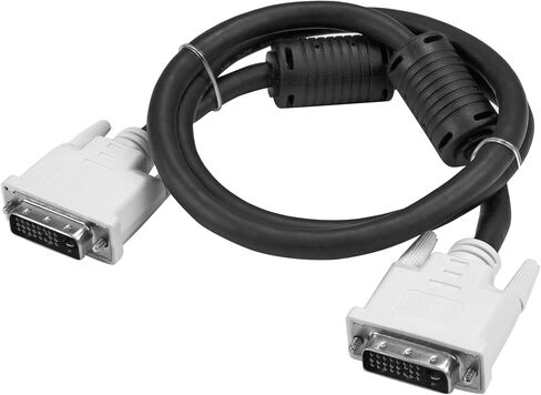 StarTech.com كابل فيديو DVI بطول 6 أقدام M/M DVI-D لشاشة الكمبيوتر / عرض DVI إلى سلك DVI (DVIDDMM6) in Kuwait