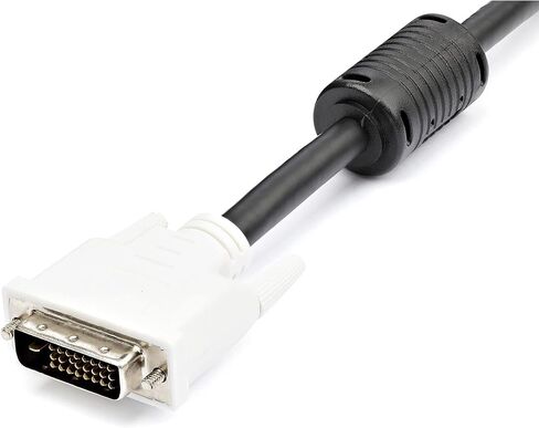 StarTech.com كابل فيديو DVI بطول 6 أقدام M/M DVI-D لشاشة الكمبيوتر / عرض DVI إلى سلك DVI (DVIDDMM6) in Kuwait