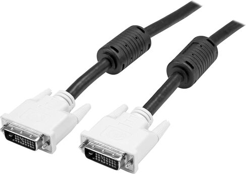 StarTech.com كابل فيديو DVI بطول 6 أقدام M/M DVI-D لشاشة الكمبيوتر / عرض DVI إلى سلك DVI (DVIDDMM6) in Kuwait