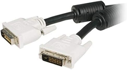 StarTech.com كابل فيديو DVI بطول 6 أقدام M/M DVI-D لشاشة الكمبيوتر / عرض DVI إلى سلك DVI (DVIDDMM6) in Kuwait