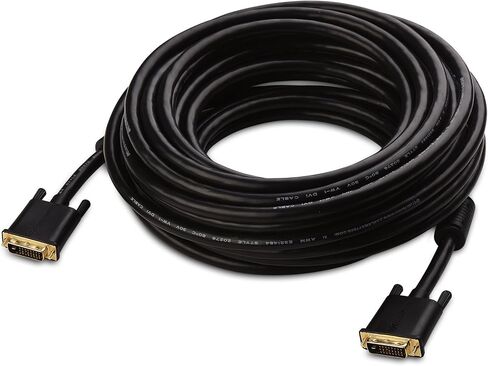 Cable Matters DVI Cable with Ferrites, Dual Link, 10ft | Dual Link DVI-D, up to 2560x1600, Ferrite Cores, Gold-Plated Connectors in Kuwait
