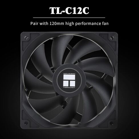 مبرد هواء وحدة المعالجة المركزية Thermalright Assassin X 120 SE، AX120 SE، 4 أنابيب حرارية، TL-C12C PWM مبرد وحدة المعالجة المركزية بمروحة هادئة مع محمل S-FDB، لـ AMD AM4/Intel 1700/1150/1151/1200، LGA1700 in Saudi Arabia