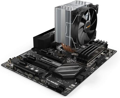 be quiet! Pure Rock 2 150W TDP CPU Cooler | Intel Compatible 1700 1200 2066 1150 1151 1155 2011 Square ILM | AMD-AM4 | Silver | BK006 in Kuwait