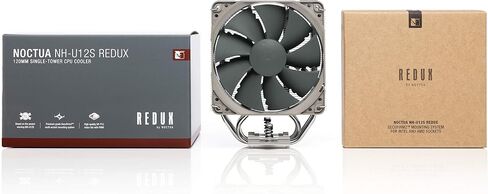 نوكتوا مبرد وحدة المعالجة المركزية NH-U12S ريدوكس عالي الاداء مع مروحة NF-P12 ريدوكس 1700 PWM 120 ملم (رمادي) in Saudi Arabia
