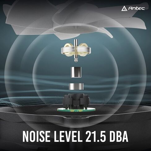 مروحة حافظة Antec مقاس 120 مم، مراوح حافظة RGB، 5 عبوات من مراوح RGB، مروحة كمبيوتر شخصي، 4-PIN RGB، سلسلة F12 5 حزم in Kuwait