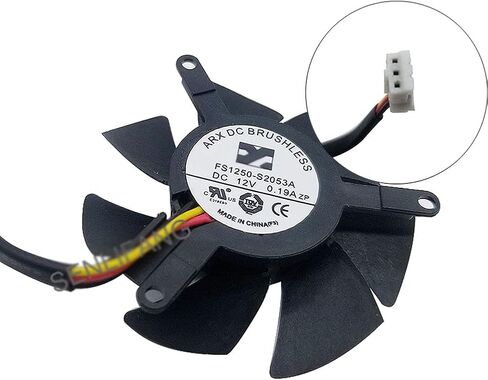 CCBBAA لجيجابايت GTX 1050 Ti FS1250-S2053A 12V 0.19A مروحة بطاقة الرسومات مع مروحة تبريد قطرها 4.5 سم in Kuwait