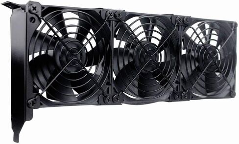 مراوح بطاقة الرسومات GDSTIME، مراوح PCI Slot 3 x 90mm 92mm، مبرد بطاقة الرسومات، مبرد بطاقة الفيديو، مبرد VGA in Kuwait