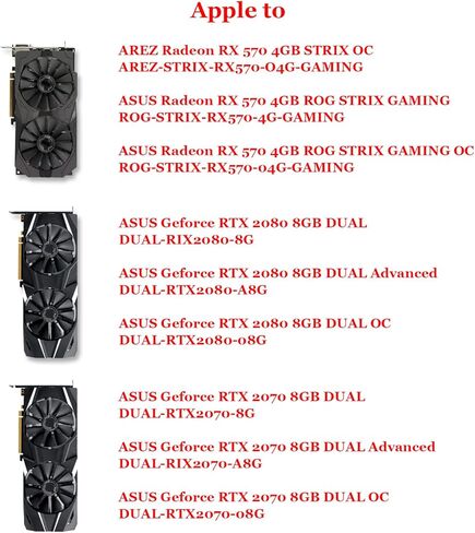 Cavabien New 95MM PLD10010S12H مروحة تبريد لـ ASUS ROG Strix Dual RX 470 570 لمروحة تبريد بطاقة فيديو الألعاب AMD RX470 RX570 (زوج) in Kuwait