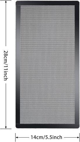 [4 Pack] 400x300mm DIY PC Case Dust Mesh Filter, PVC Dustproof Mesh Filter Cover with Magnetic Strip for Computer PC Case in Kuwait