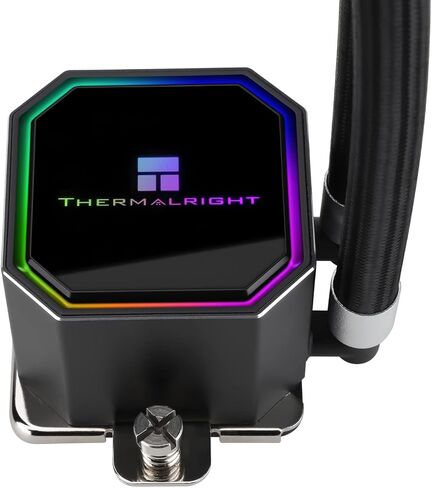 Thermalright Frozen Prism 240 Black ARGB AIO Water Cooler,Liquid CPU Cooler, 2×120mm PWM Fans Water Cooling System,1850RPM High Speed,Compatible with AMD/AM4/AM5 & Intel LGA1150/1151/1200/2011/1700 in Saudi Arabia