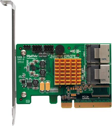 Highpoint Technologies RocketRAID 2840C PCIe 3.0 x8 16-Port 6Gb/s SAS/SATA RAID Controller in Kuwait